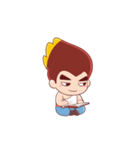 元気いっぱい！小八将の日常（個別スタンプ：17）