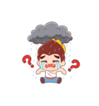 元気いっぱい！小八将の日常（個別スタンプ：38）