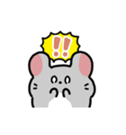 ゆるふわチンチラ（文字付き）（個別スタンプ：12）