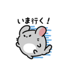 ゆるふわチンチラ（文字付き）（個別スタンプ：23）