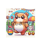 ほっこりしろくまカフェ。日本の挨拶（個別スタンプ：35）