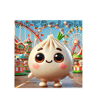 肉まんの妖精ぷくぷく。にくまにあ日常挨拶（個別スタンプ：11）