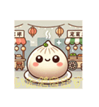 肉まんの妖精ぷくぷく。にくまにあ日常挨拶（個別スタンプ：14）