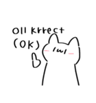 仲良い人に使いたい。ちょい口悪いねこ（個別スタンプ：20）