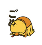 やさぐれヒヨコ/日常×挨拶×返事（個別スタンプ：12）