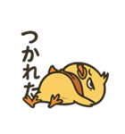やさぐれヒヨコ/日常×挨拶×返事（個別スタンプ：29）