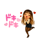 事務員あちこのスタンプ 4（個別スタンプ：1）