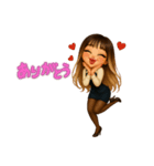 事務員あちこのスタンプ 4（個別スタンプ：2）