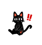 動く❣ずっと使える 黒猫スタンプ（個別スタンプ：2）