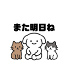 表情を変えない犬？（桃）（個別スタンプ：19）