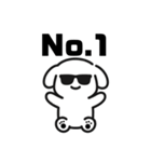 表情を変えない犬？（桃）（個別スタンプ：26）