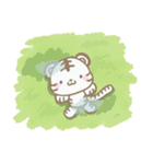 ちょっぴりあまのじゃくなほわいとたいがー（個別スタンプ：10）