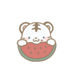 ちょっぴりあまのじゃくなほわいとたいがー（個別スタンプ：37）