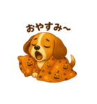 ビーグル犬(ロイ)のハロウィン限定スタンプ（個別スタンプ：10）
