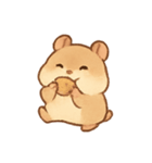 もちもちハムスターMochi Hammyのまいにち（個別スタンプ：8）