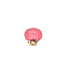毎日使えるガールふきだしミニスタンプ（個別スタンプ：13）