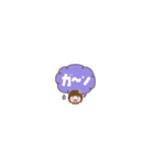 毎日使えるガールふきだしミニスタンプ（個別スタンプ：23）