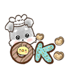 愛犬♡シュナウザー★ご挨拶【カフェ風】（個別スタンプ：1）