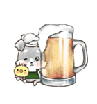 愛犬♡シュナウザー★ご挨拶【カフェ風】（個別スタンプ：17）