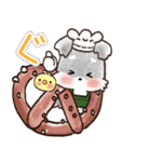 愛犬♡シュナウザー★ご挨拶【カフェ風】（個別スタンプ：22）