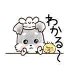 愛犬♡シュナウザー★ご挨拶【カフェ風】（個別スタンプ：27）