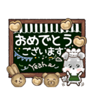 愛犬♡シュナウザー★ご挨拶【カフェ風】（個別スタンプ：34）