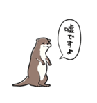 しゃべるかわうそ（個別スタンプ：11）