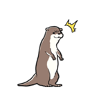 しゃべるかわうそ（個別スタンプ：16）
