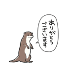 しゃべるかわうそ（個別スタンプ：33）