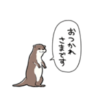 しゃべるかわうそ（個別スタンプ：36）