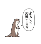 しゃべるかわうそ（個別スタンプ：40）