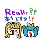 nenerin日常会話スタンプ日本語英語2気遣い（個別スタンプ：38）