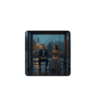 恋人と街と雨の夜✨️Lovers in Rainy Night（個別スタンプ：8）