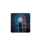 恋人と街と雨の夜✨️Lovers in Rainy Night（個別スタンプ：12）
