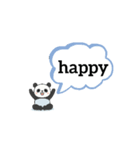 Moving somersault baby panda2（個別スタンプ：6）