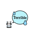 Moving somersault baby panda2（個別スタンプ：12）
