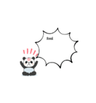 Moving somersault baby panda2（個別スタンプ：16）