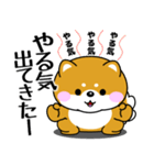飛び出す！ポジティブなぽっちゃり豆柴（個別スタンプ：9）