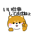 飛び出す！ポジティブなぽっちゃり豆柴（個別スタンプ：17）