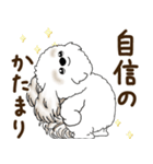 シーズー犬「ポジティブで自信あり」No.5（個別スタンプ：4）