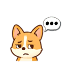 かわいいコーギー犬のスタンプ corgi（個別スタンプ：13）