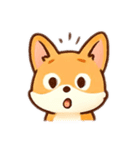 かわいいコーギー犬のスタンプ corgi（個別スタンプ：15）