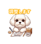 とにかくかわいい マルチーズ2（個別スタンプ：11）
