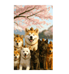 どんぐり兄弟と犬の日スタンプ（個別スタンプ：9）