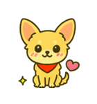 ♡もふワンたちのほっこり癒しスタンプ♡（個別スタンプ：6）