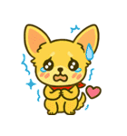 ♡もふワンたちのほっこり癒しスタンプ♡（個別スタンプ：28）