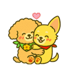 ♡もふワンたちのほっこり癒しスタンプ♡（個別スタンプ：39）