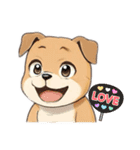 いろんな犬たちのスタンプ（個別スタンプ：21）