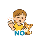 チワワと仲良しの日常会話スタンプ（個別スタンプ：21）