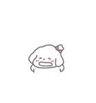 ふたりはなかよしスタンプ3(しろいぬちゃん（個別スタンプ：24）